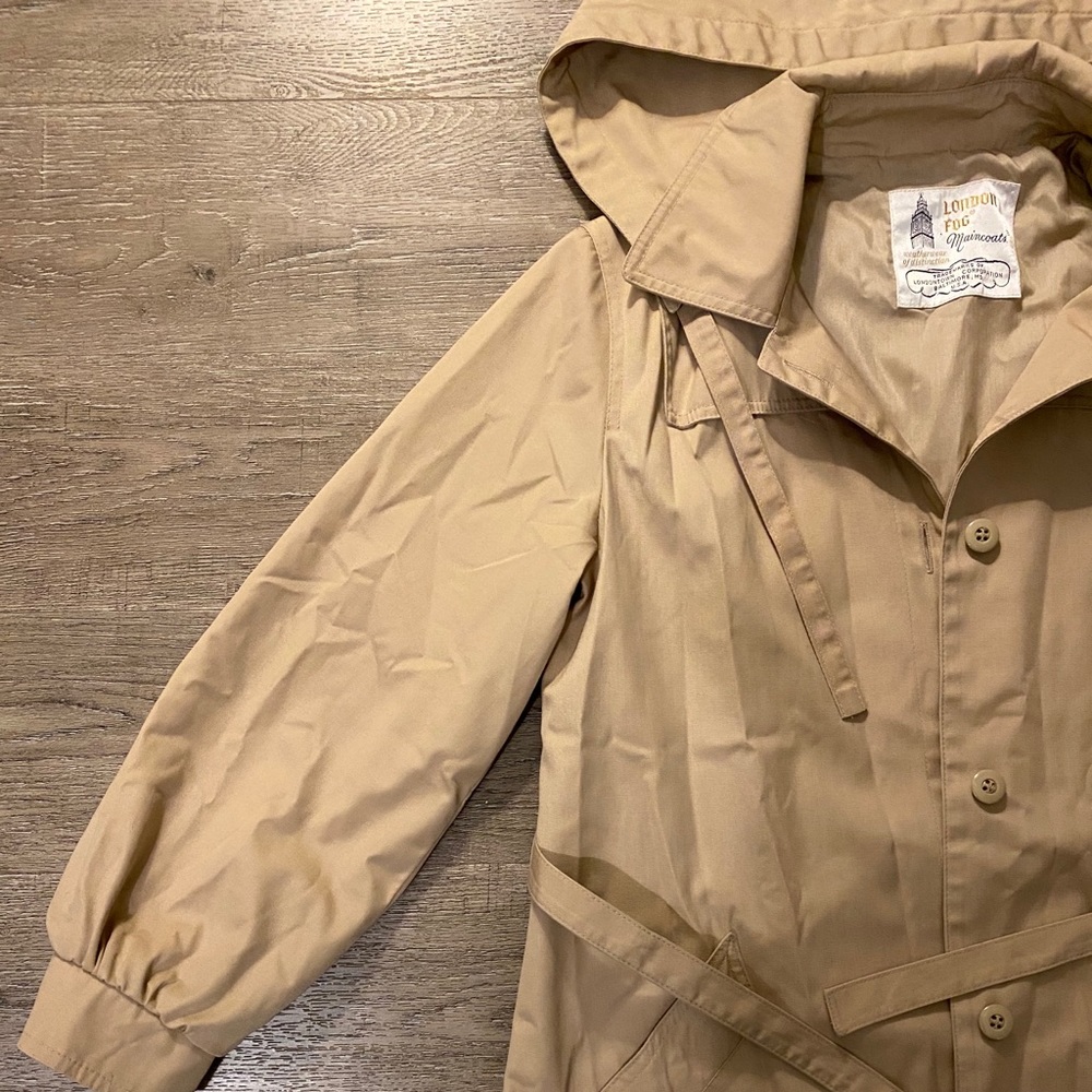 Vintage London Fog Trench Coat - Picture 2 of 6